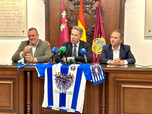 El alcalde de Lorca felicita al Lorca Deportiva tras su ascenso a Segunda RFEF - 4, Foto 4