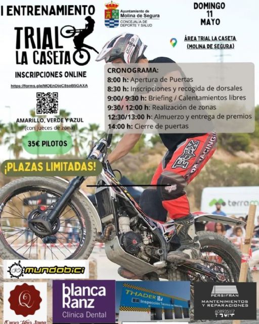 El Club Deportivo Trial La Caseta organiza su primer entrenamiento oficial este domingo 11 de mayo en Molina de Segura - 1, Foto 1