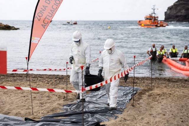 El MITECO realiza un simulacro contra la contaminación marina en la Región de Murcia - 5, Foto 5