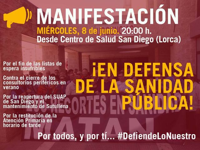 Los afectados por cierre del SUAP de San Diego exigen al alcalde de Lorca que se ponga del lado de los vecinos - 1, Foto 1