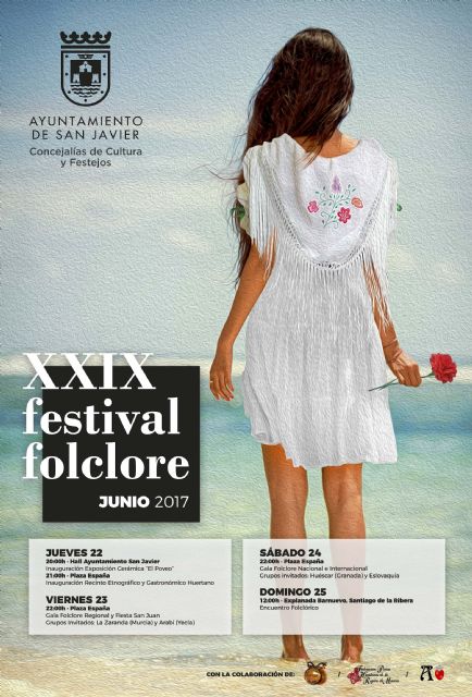 Grupos de la Región de Murcia, de Granada y de Eslovaquia participan en el XXIX Festival de Folclore de San Javier que se celebra del 22 al 25 de junio - 1, Foto 1