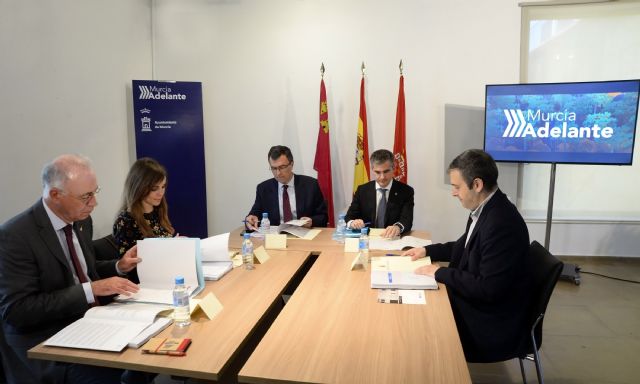 El colector de la zona Norte de Murcia, tema prioritario de la reunión bilateral entre Ballesta y Del Amor - 1, Foto 1