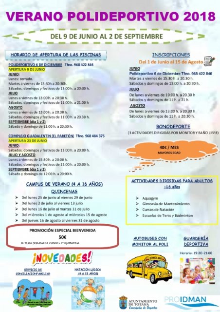 Presentan el programa “Verano Polideportivo´2018”, Foto 4