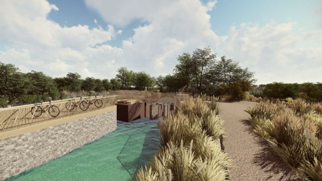 La construcción de un mirador-escenario sobre la Aljufía convertirá el Molino de la Pólvora y su entorno en un atractivo paraje de disfrute ciudadano - 1, Foto 1