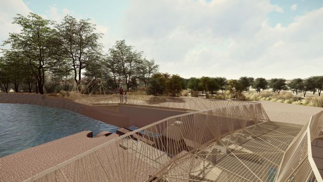 La construcción de un mirador-escenario sobre la Aljufía convertirá el Molino de la Pólvora y su entorno en un atractivo paraje de disfrute ciudadano - 3, Foto 3