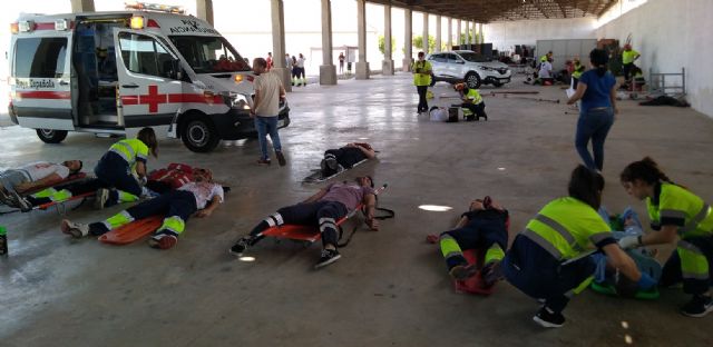 UCAM Cartagena acoge dos simulacros para que los enfermeros aprendan a actuar en emergencias multitudinarias - 1, Foto 1