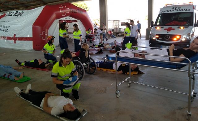 UCAM Cartagena acoge dos simulacros para que los enfermeros aprendan a actuar en emergencias multitudinarias - 3, Foto 3