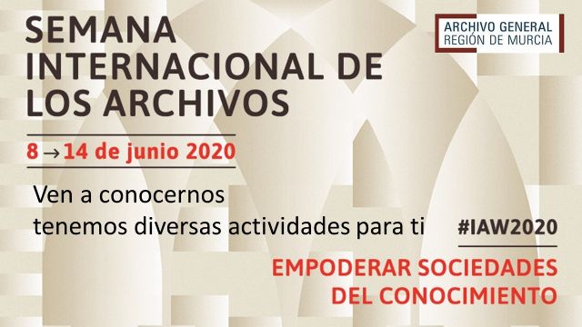 El Archivo General celebra la Semana Internacional de los Archivos con numerosas actividades virtuales - 1, Foto 1