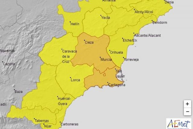 Aviso naranja por lluvias y tormentas mañana lunes - 1, Foto 1