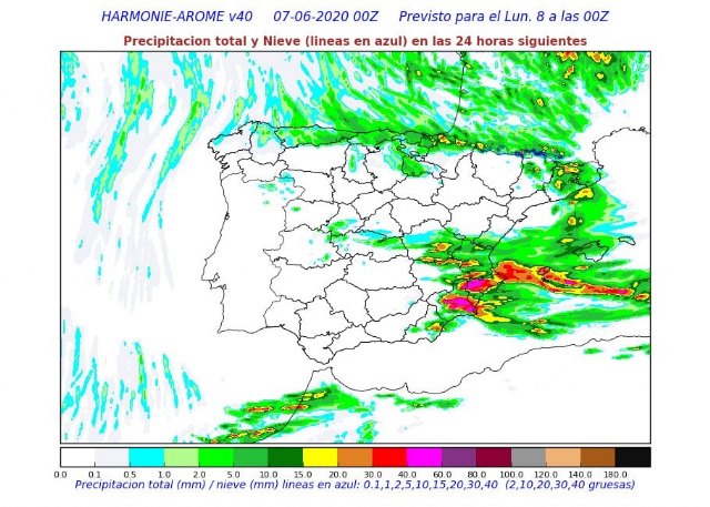 Se activa en la Región de Murcia el plan Inunmur en fase de preemergencia por la posibilidad de tormentas muy fuertes