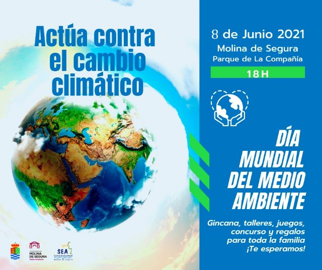 Molina de Segura celebra el Día Mundial del Medio Ambiente mañana martes 8 de junio con actividades en el Parque de la Compañía, bajo el lema Actúa contra el cambio climático - 1, Foto 1