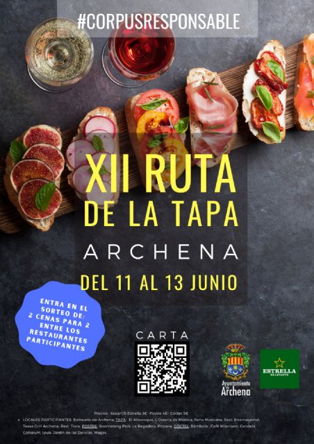 La XII edición de la Ruta de la Tapa de Archena se desarrollará durante los días del 11 al 13 de junio - 3, Foto 3