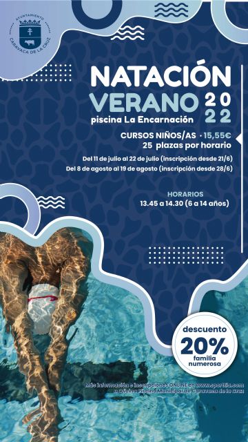 El Ayuntamiento de Caravaca oferta este verano mil plazas para los cursos de iniciación y perfeccionamiento de Natación - 4, Foto 4