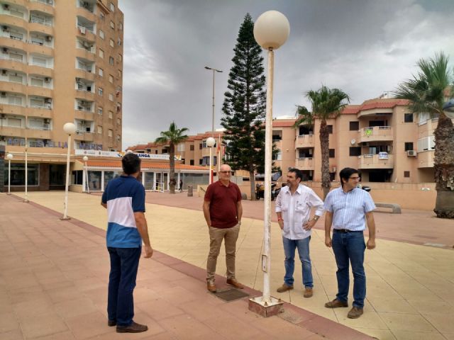 La Plaza Europa de La Manga contara con nuevo alumbrado - 1, Foto 1