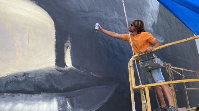 Cultura restaura el Mural Artístico de Goyo 203 La voz del muro - 1, Foto 1