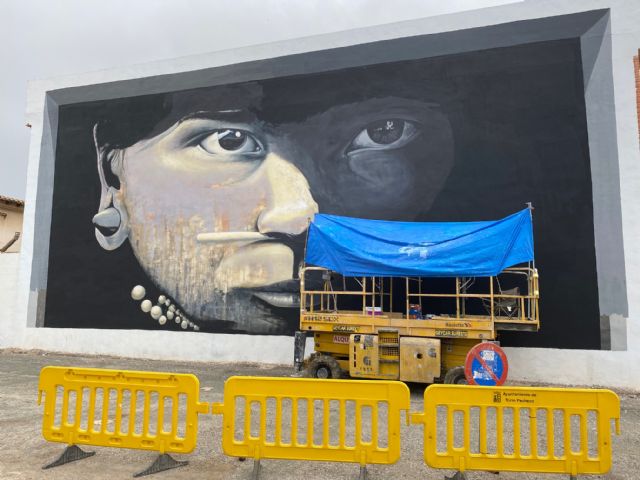 Cultura restaura el Mural Artístico de Goyo 203 La voz del muro - 2, Foto 2