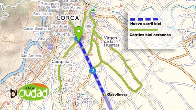 LorcaBiciudad confía en que el Ayuntamiento aproveche la gran oportunidad de corredor verde que ofrece el nuevo carril bici de la carretera de Águilas - 1, Foto 1
