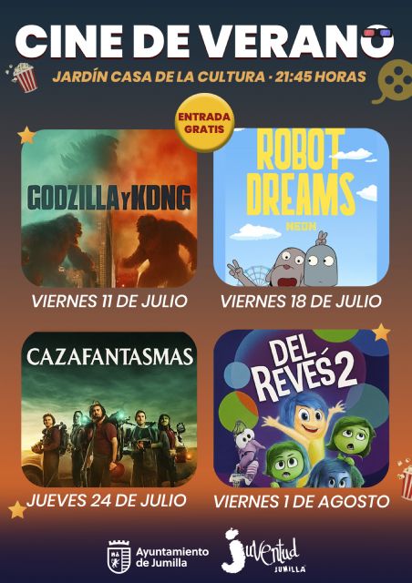 Vuelve a Jumilla el cine de verano para jóvenes con entrada gratuita - 1, Foto 1