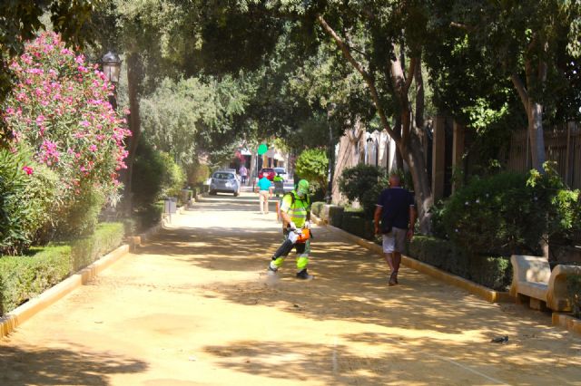 La 'ola de calor' lleva a Parques y Jardines a realizar riegos estratégicos y un continuo seguimiento a los árboles que pueden sufrir fatiga y estrés térmico - 3, Foto 3