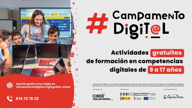 Centro Comercial Águilas Plaza acoge Campamento Digital, un programa de formación gratuita para potenciar el talento digital - 2, Foto 2