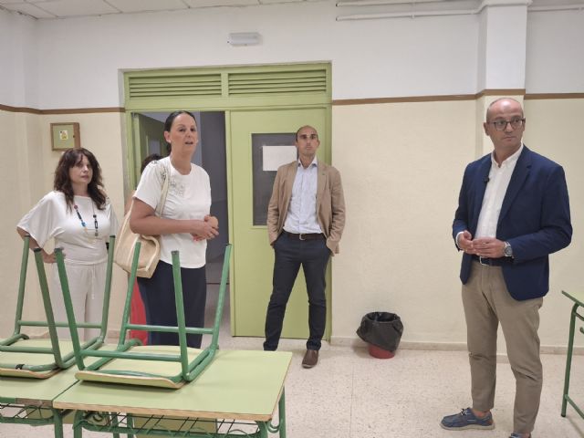 Finalizan las obras de mejora del aislamiento e instalación de placas solares del IES Ricardo Ortega de Fuente Álamo - 3, Foto 3