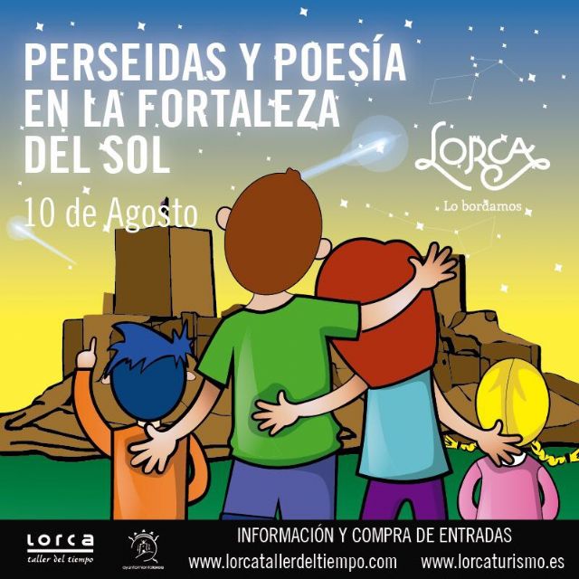 Actividades infantiles, cena especial, poesía y el concierto de Amarela forman parte de la programación del Castillo de Lorca para la Noche de Perseidas y Poesía de este jueves - 1, Foto 1