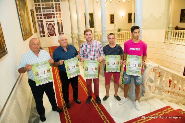 La EF Torre Pacheco recibe el homenaje del Cartagena FC con la disputa del Carabela de Plata juvenil - 1, Foto 1