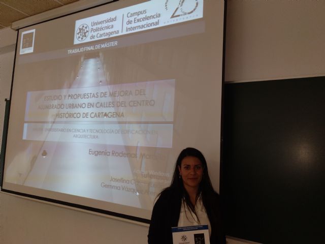 Una alumna de la UPCT propone cambiar a LED las farolas del centro de Cartagena para ahorrar energía - 1, Foto 1