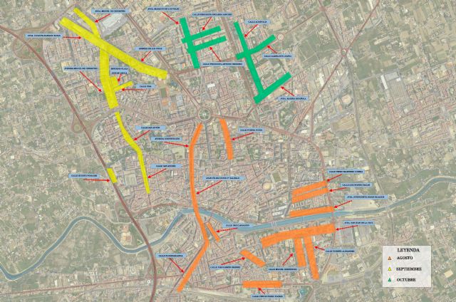 Los viales de once pedanías serán repintados durante este mes de agosto - 2, Foto 2