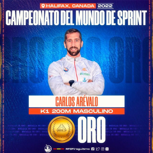 Carlos Arévalo, campeón del mundo de K1 200m - 1, Foto 1
