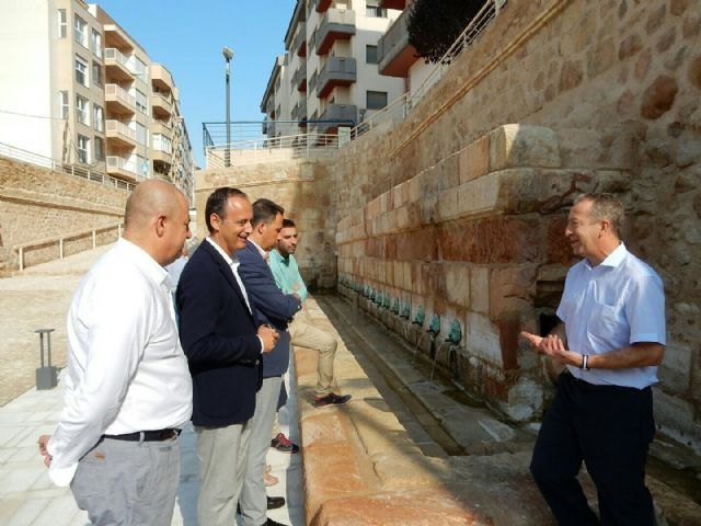 Cultura y el Ayuntamiento de Lorca finalizan la recuperación de la Fuente del Oro que permite su acceso y la mejora del entorno - 1, Foto 1