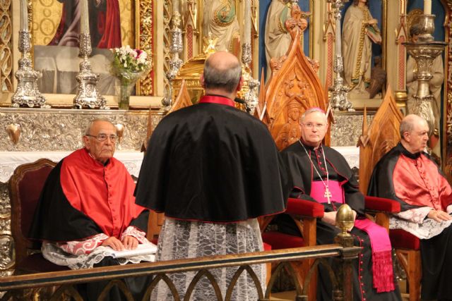 Mons. Calixto Carrasco toma posesión como canónigo honorario de la Catedral de Murcia - 3, Foto 3