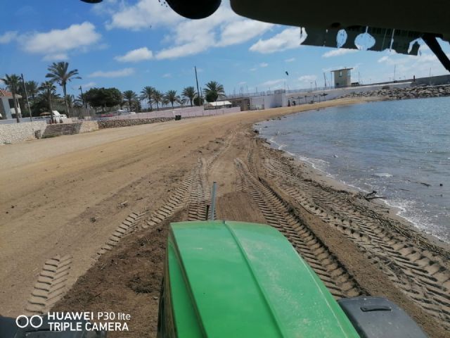 Las playas se recuperan lentamente tras los destrozos de las lluvias de la pasada semana - 3, Foto 3