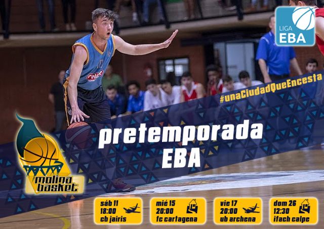 Molina Basket (EBA) disputará 4 partidos en pretemporada - 1, Foto 1