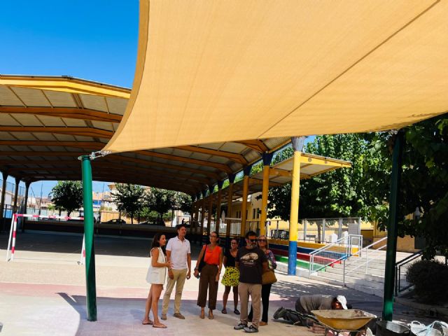 El alcalde de Molina de Segura visita las obras de mantenimiento y mejora realizadas en centros docentes de Molina de Segura, con una inversión de 140.547,55 euros - 2, Foto 2