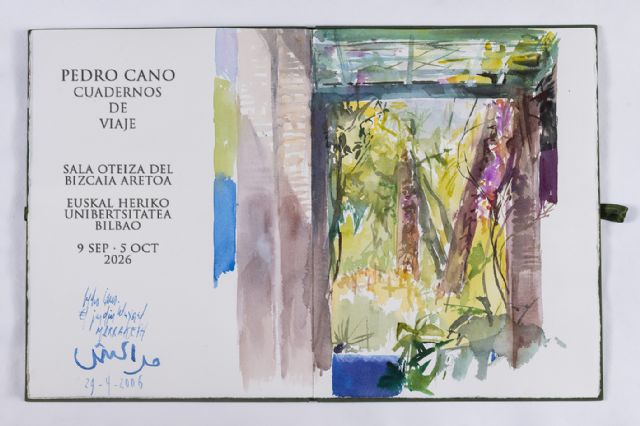 Los «CUADERNOS DE VIAJE» de Pedro Cano en la Euskal Herriko Unibertsitatea de Bilbao Los «CUADERNOS DE VIAJE» de Pedro Cano en la Euskal Herriko Unibertsitatea de Bilbao