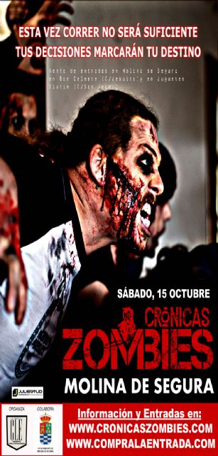 El evento CRÓNICAS ZOMBIES Molina de Segura 2016 se celebra el sábado 15 de octubre - 1, Foto 1