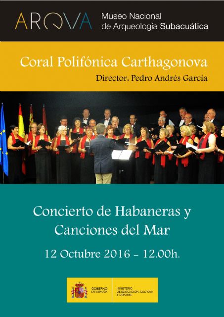 La Coral Polifónica Carthagonova ofrecerá su concierto de habaneras del Día de la Hispanidad - 1, Foto 1