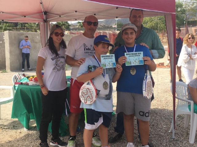 13 parejas tomaron parte en el Torneo de Pádel Infantil de los Juegos del Guadalentín - 2, Foto 2