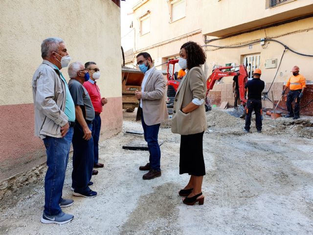 El Ayuntamiento de Lorca acomete obras para la mejora de las infraestructuras básicas de las calles Cayetano Lorca Navarro y Berrocal del barrio de San Cristóbal - 1, Foto 1