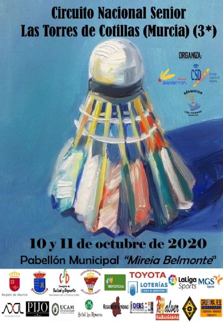 Las Torres de Cotillas, sede un año más del circuito nacional senior de bádminton - 1, Foto 1