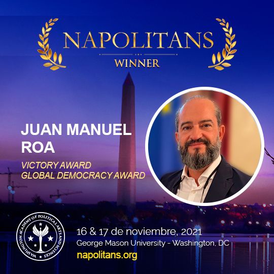 El Politológo español Juanma Roa, galardonado en Washington con el Global Democracy Award - 3, Foto 3