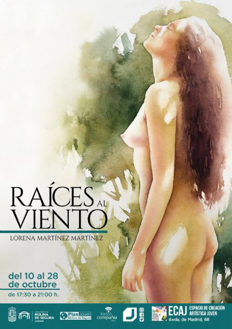 El Espacio de Creación Artística Joven de Molina de Segura acoge la exposición Raíces al Viento, proyecto pictórico inspirado en la figura de las ninfas, de Lorena Martínez Martínez, del 10 al 28 de octubre - 1, Foto 1