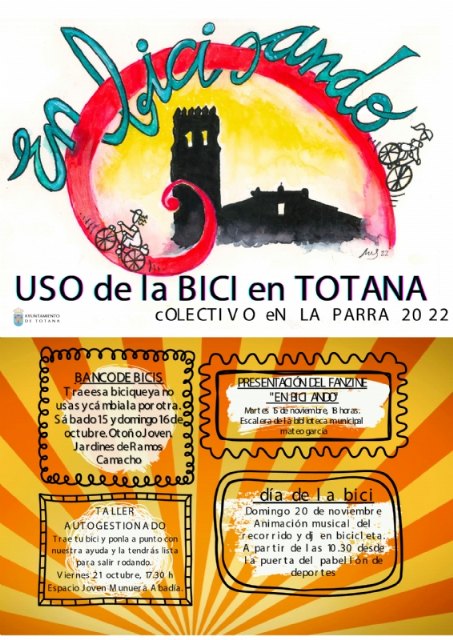 “En Bici Ando”, el programa organizado por el Colectivo en la Parra, tendrá lugar durante los meses de octubre y noviembre y tratará de fomentar el uso de este transporte en la localidad, Foto 2