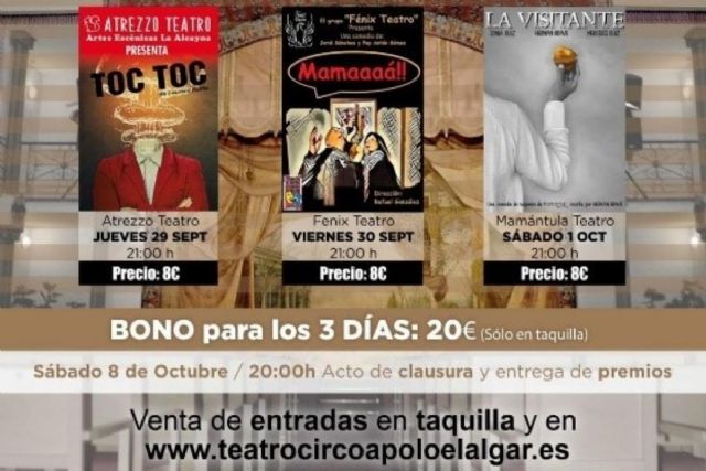 El sábado se clausura el VI Certamen Nacional de Teatro Aficionado de Cartagena con su entrega de premios - 1, Foto 1
