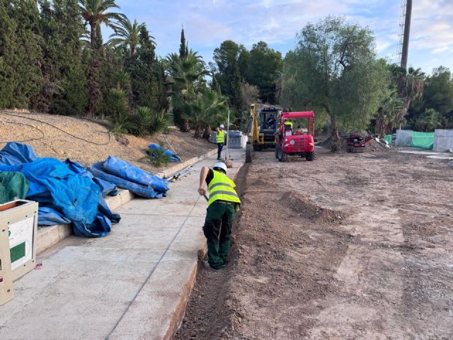 El Ayuntamiento de Murcia inicia las obras de renovación de la zona de lanzamiento de peso y el gimnasio del Estadio Monte Romero - 2, Foto 2