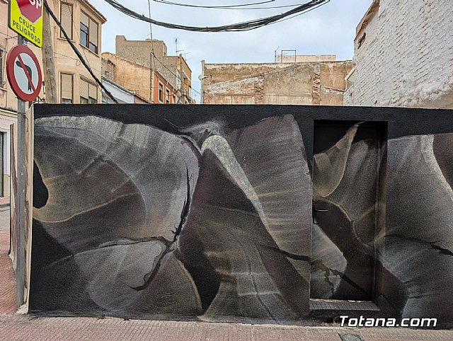 Inauguran el nuevo trabajo de Arte Mural Abstracto en la avenida Santa Eulalia, promovido por la Asociación Blanco Diáfano, Foto 6