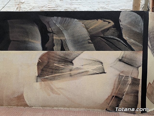 Inauguran el nuevo trabajo de Arte Mural Abstracto en la avenida Santa Eulalia, promovido por la Asociación Blanco Diáfano, Foto 9