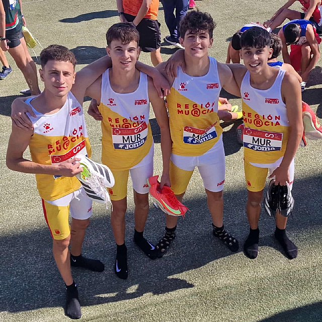 Buenos resultados de los atletas del Club Atletismo Alhama en el Nacional Sub16 por FFAA, Foto 2