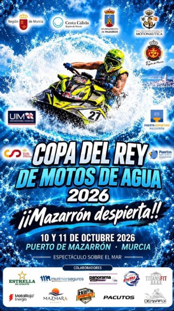 Totana estará presente este fin de semana en la última prueba del Campeonato de España y la Copa del Rey de motos de agua 2026, Foto 2